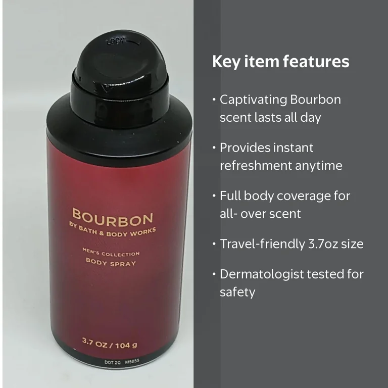 Bath & Body Works BOURBON Body Spray 3.7 Oz - Walmart.com