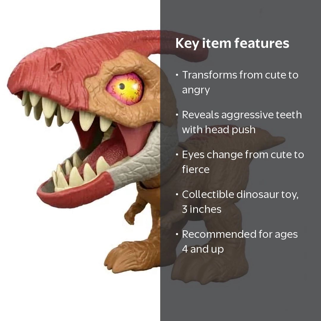 Jurassic World Mighty Little Biters Parasaurolophus - Walmart.com