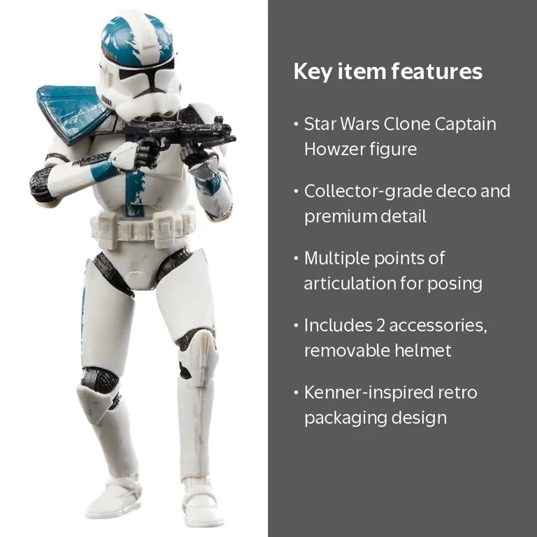 STAR WARS The Vintage Collection, Clone Captain Howzer Action