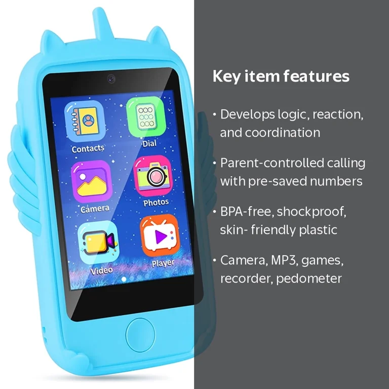 Topchances Kids Smart Phone, Educational Games, Camera, MP3 Player