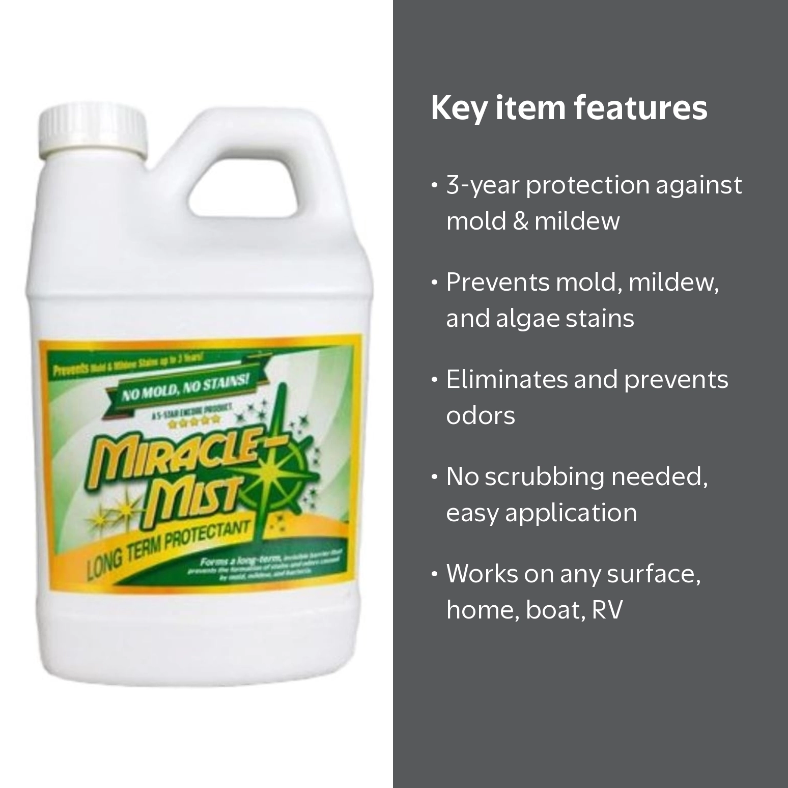 Miracle Mist Long-Term Protectant (LTP) Spray, Prevents Mold