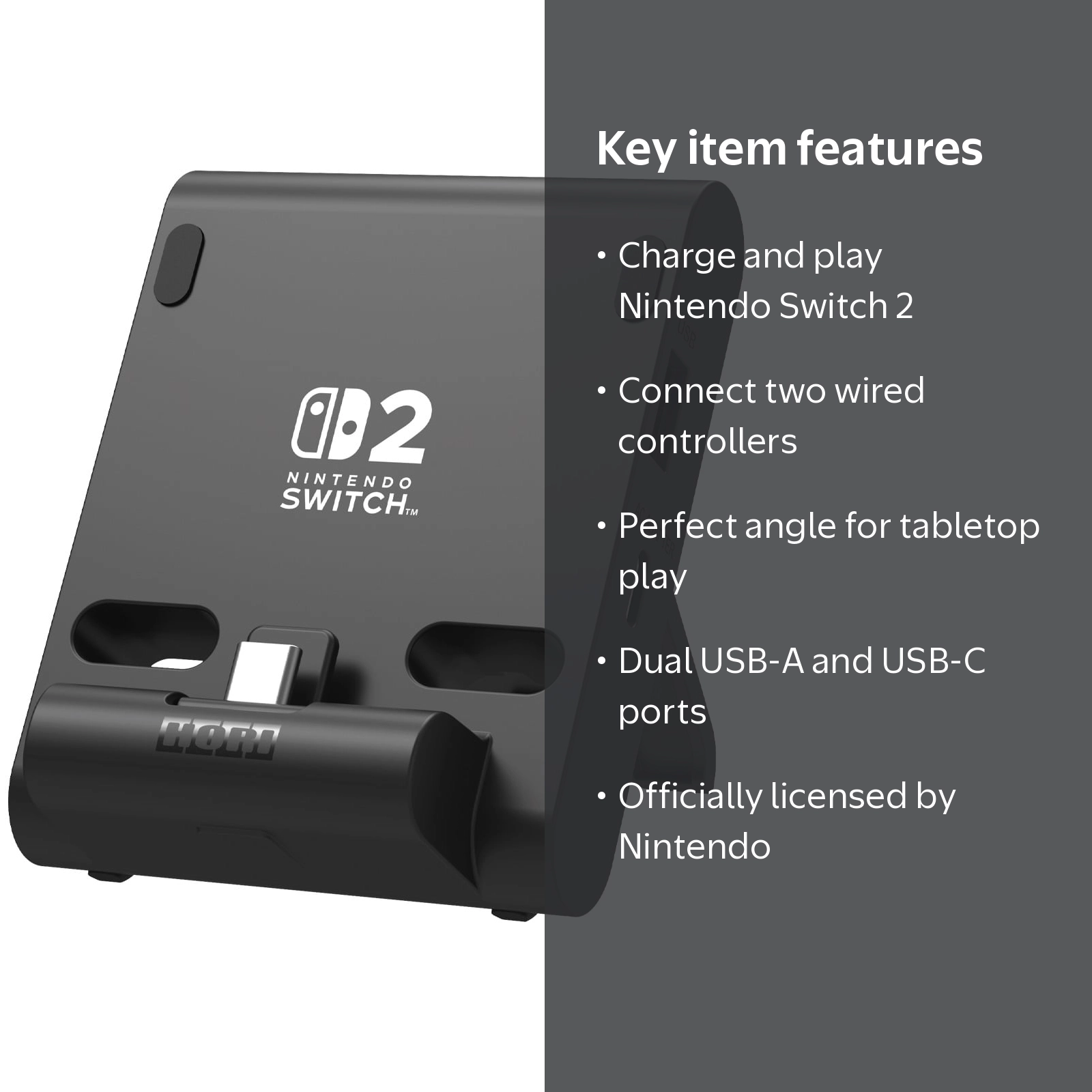 HORI Dual USB PlayStand for Nintendo Switch 2 - Walmart.com