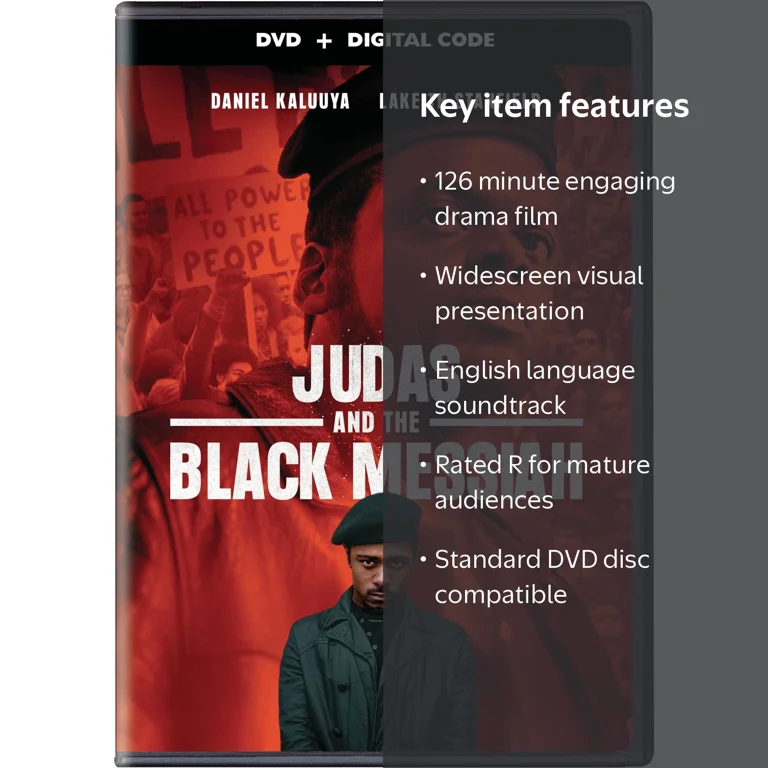 Judas and the Black Messiah DVD, Drama, Rated R, 126 min