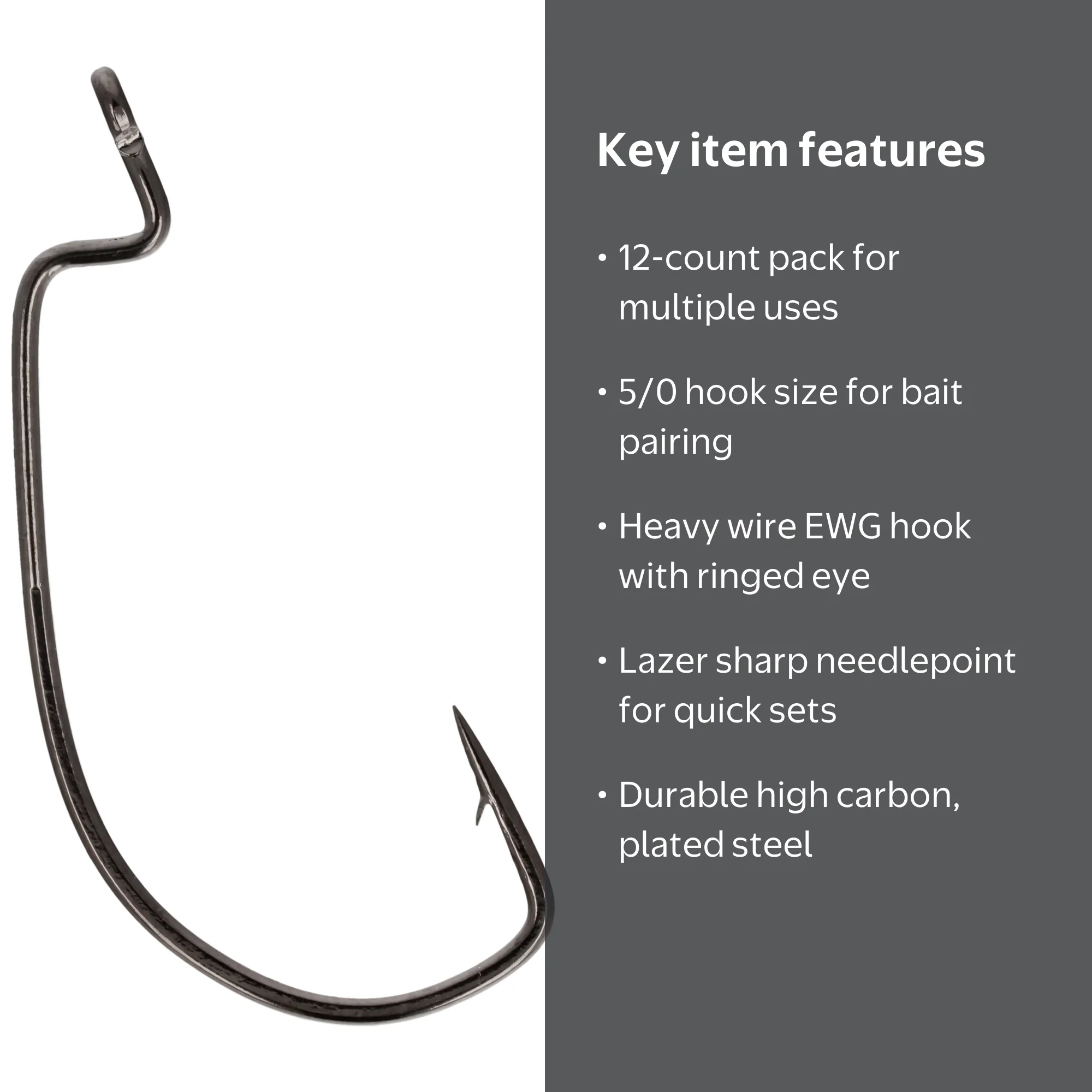 2 pack) Lazer Sharp LPS098PG-5/0 Jason Christie Heavy Wire EWG