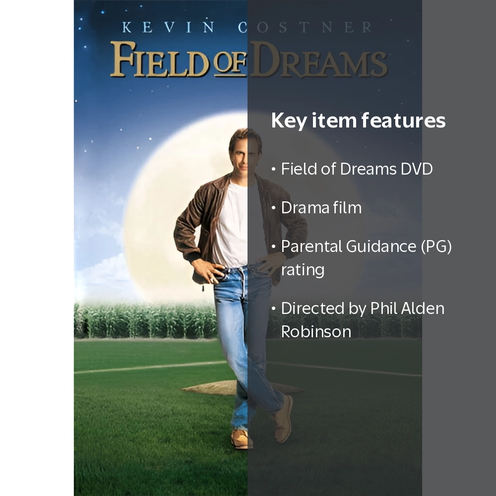 Universal Studios Field of Dreams Drama DVD - Inspired Iowa Farmer