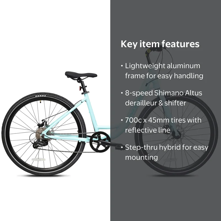 Univega 700C Montega Sport Step Thru Comfort Hybrid Bicycle