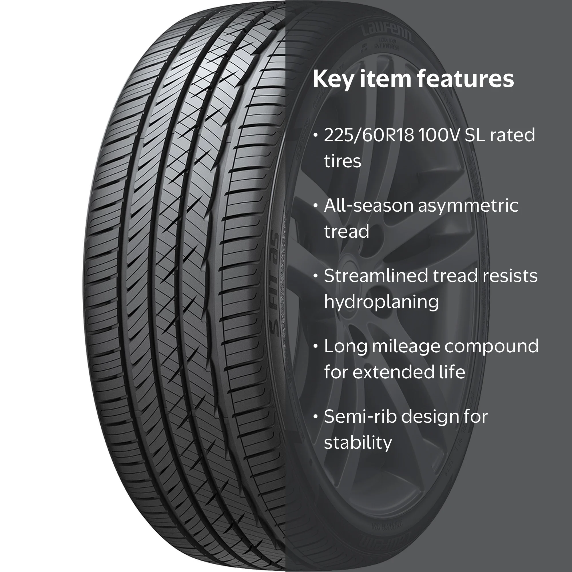 Laufenn S FIT AS (LH01) 225/60R18 100V All-season performance tire