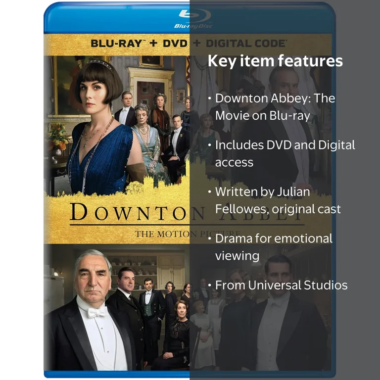 SDS, DVD, Downton Abbey The Movie DVD Digital + Blu-ray, Drama