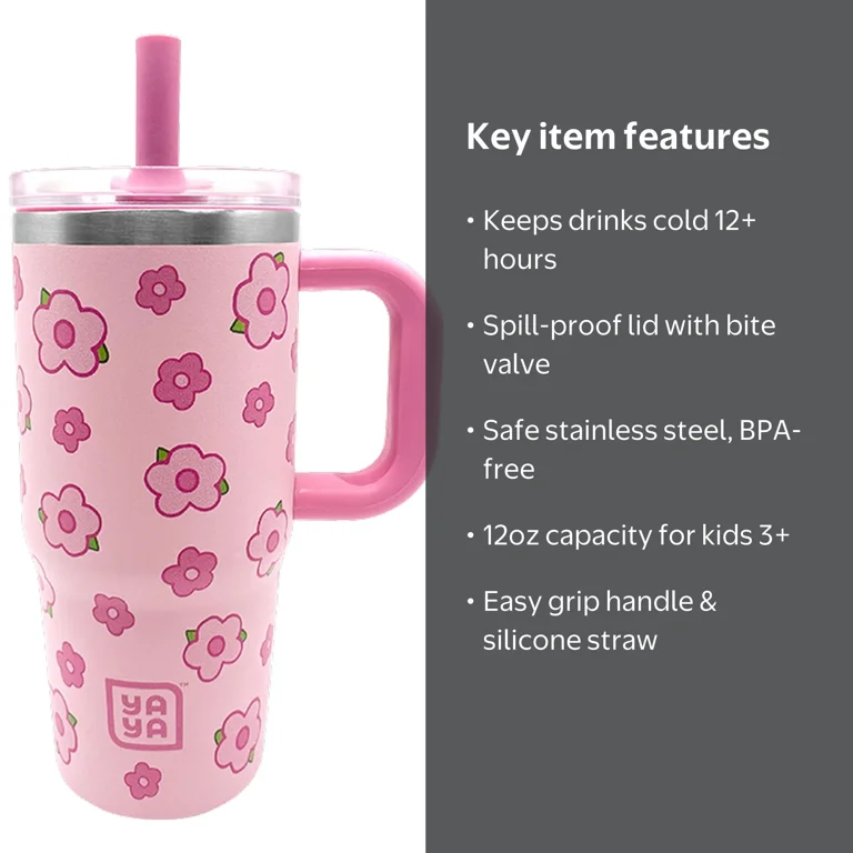 YAYA My First Travel Tumbler for Preschool & Kids 3+, Insulated