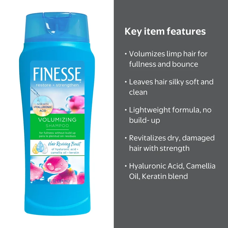 Finesse Volumize + Strengthen Volumizing Shampoo, 13 fl oz