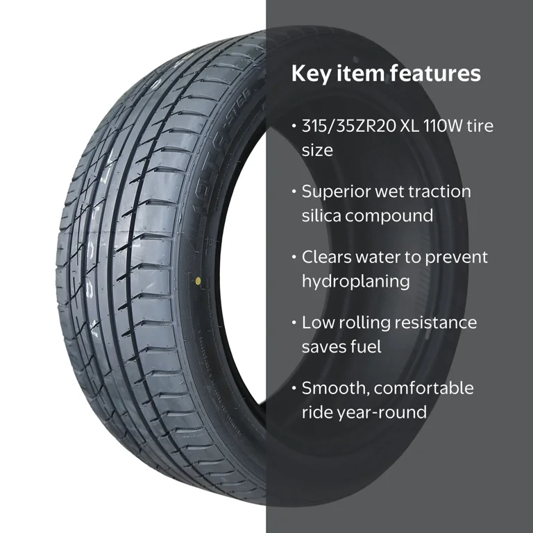 Accelera, Passenger Tire, 315/35ZR20 110W XL, All Season - Walmart.com