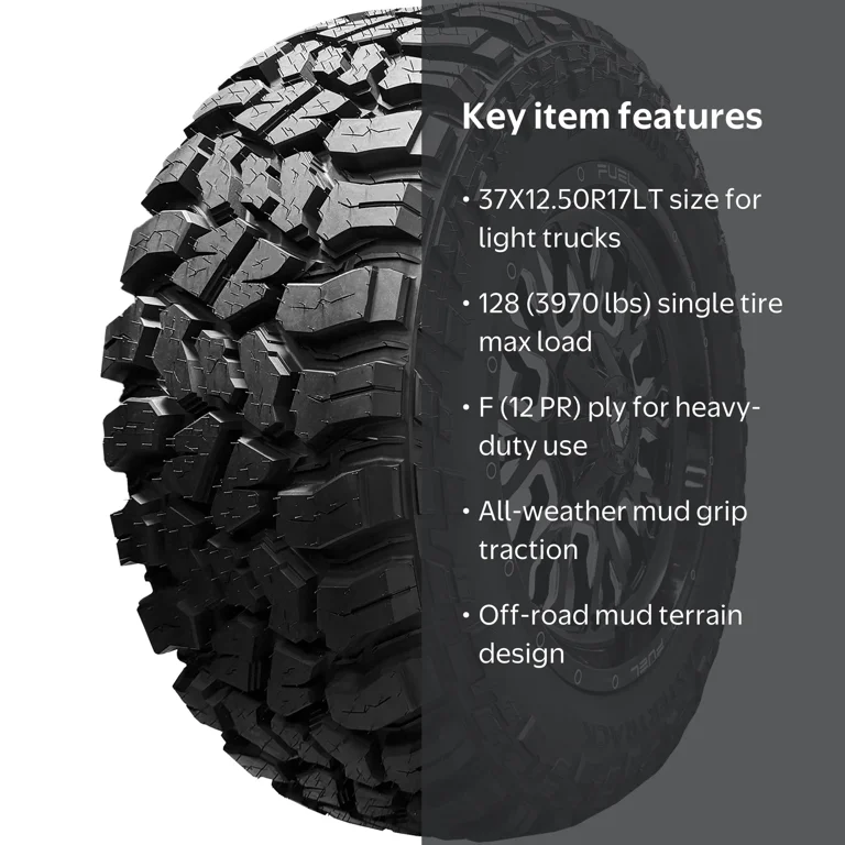 Mastertrack BADLANDS MT Mud Terrain 37X12.50R17LT 128Q 12PR F 