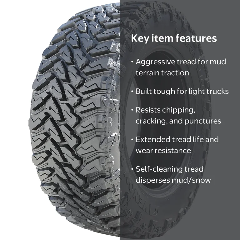 Venom Power Terra Hunter M/T Mud Terrain Light Truck Tire LT35X13