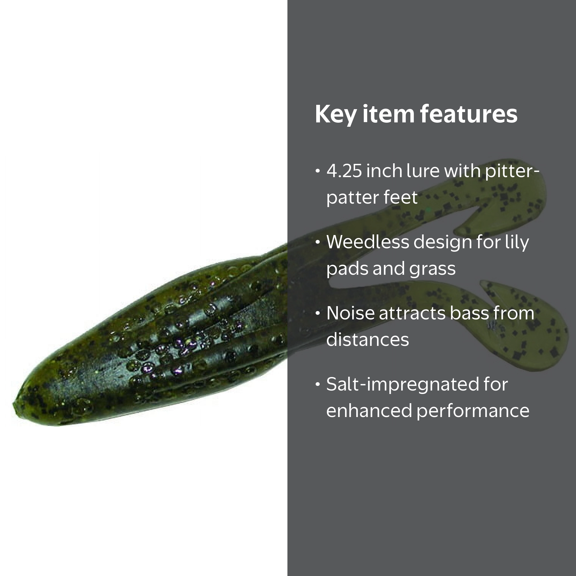 Zoom Horny Toad 4.25'' Watermelon Seed 5pk - Walmart.com