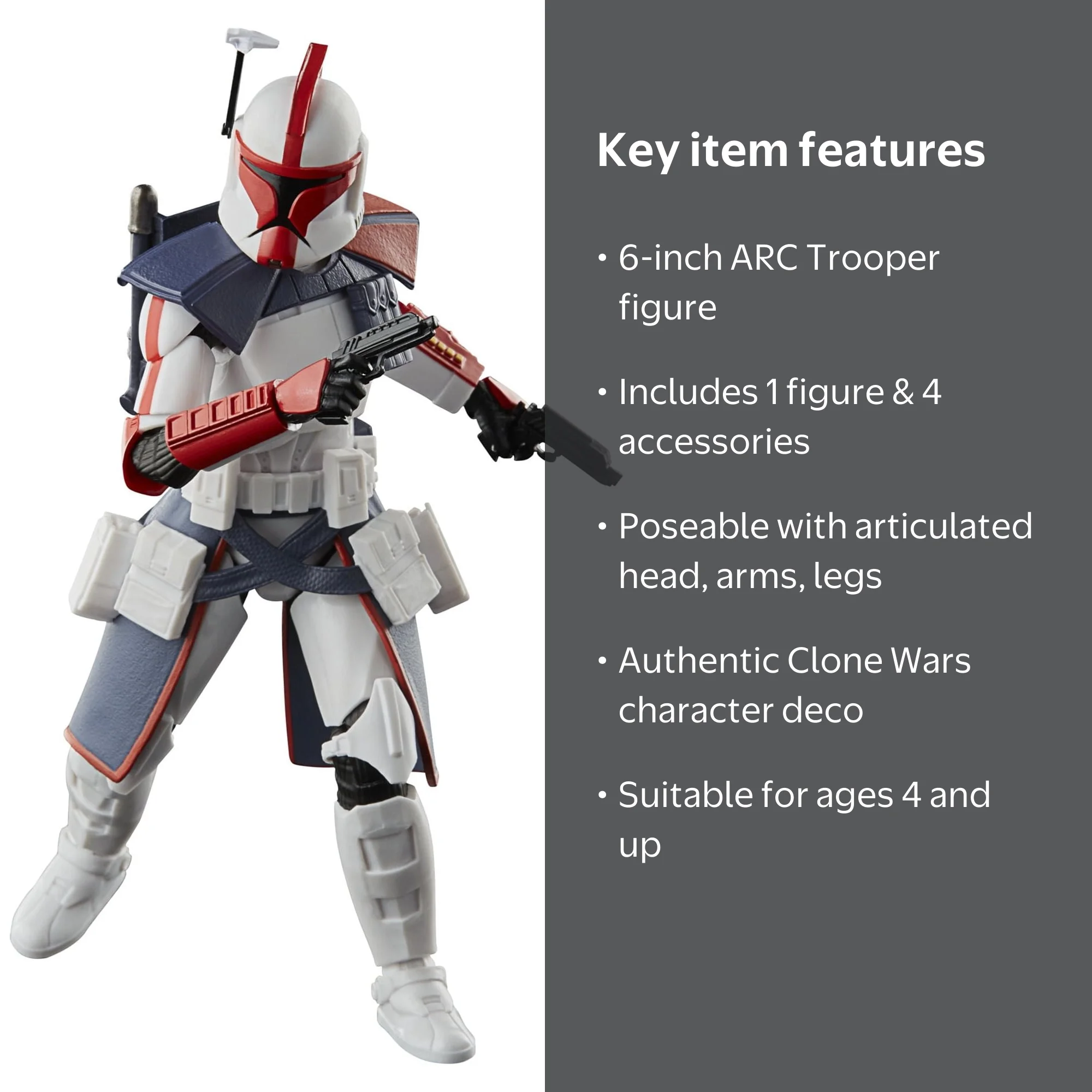 Star Wars The Black Series ARC Trooper Commander Republic Commando