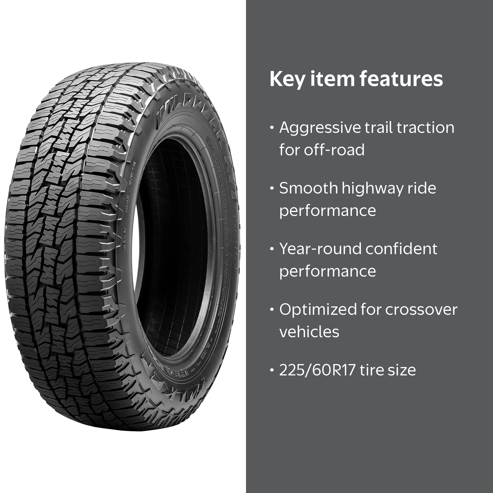 Falken Wildpeak A/T 225/60R17 Tire for 2018-23 Subaru Crosstrek