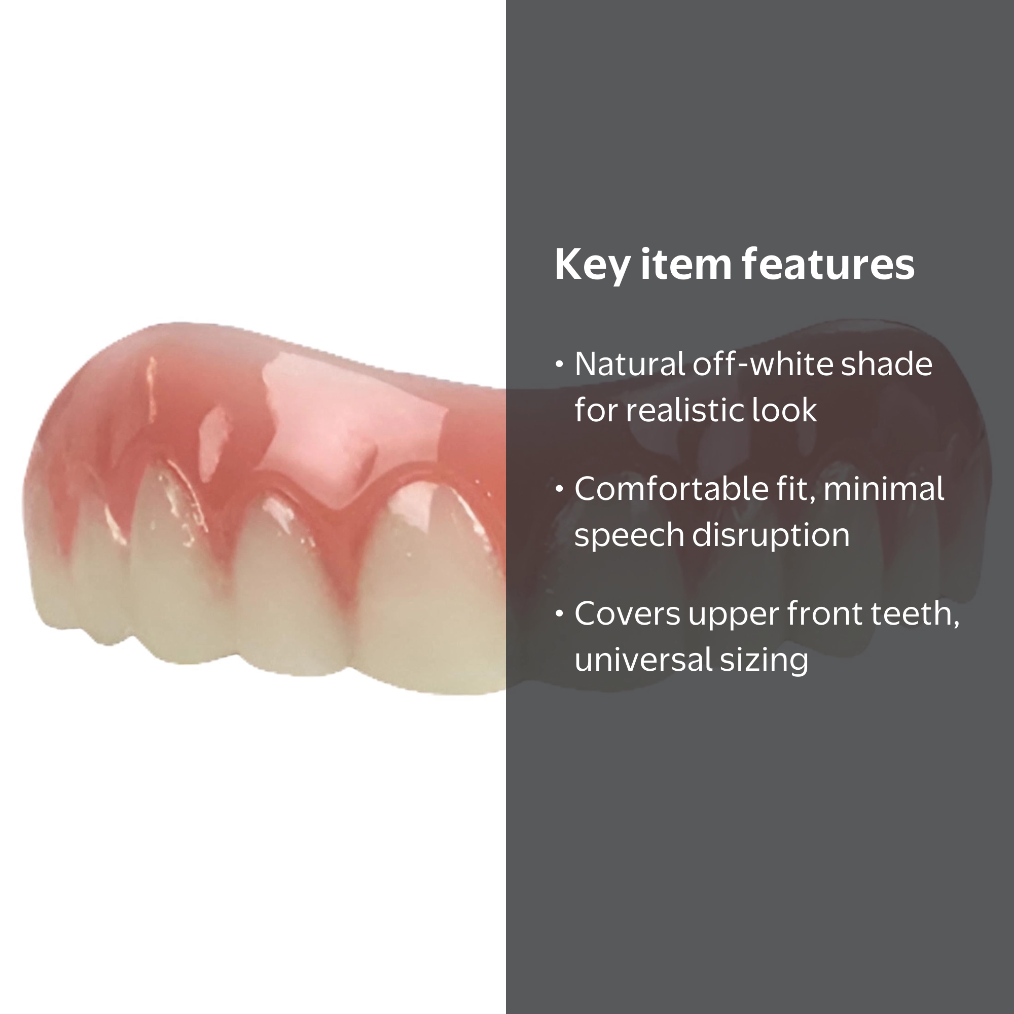 Instant Smile Comfort Fit Flex - Natural Shade Snap Veneers