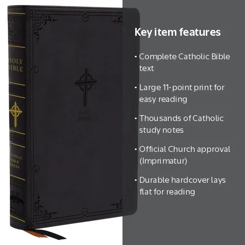 Nabre NABRE Large Print Catholic Bible Hardcover, Thumb Indexed