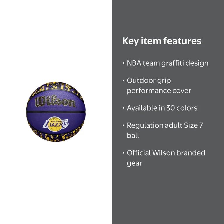 Wilson NBA Team Graffiti Basketball - Walmart.com