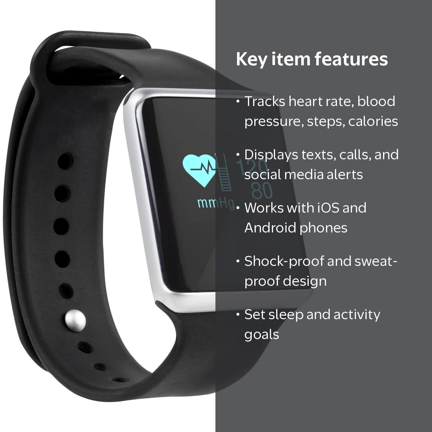Vivitar 5 In 1 Bluetooth Fitness Track Band - Walmart.com
