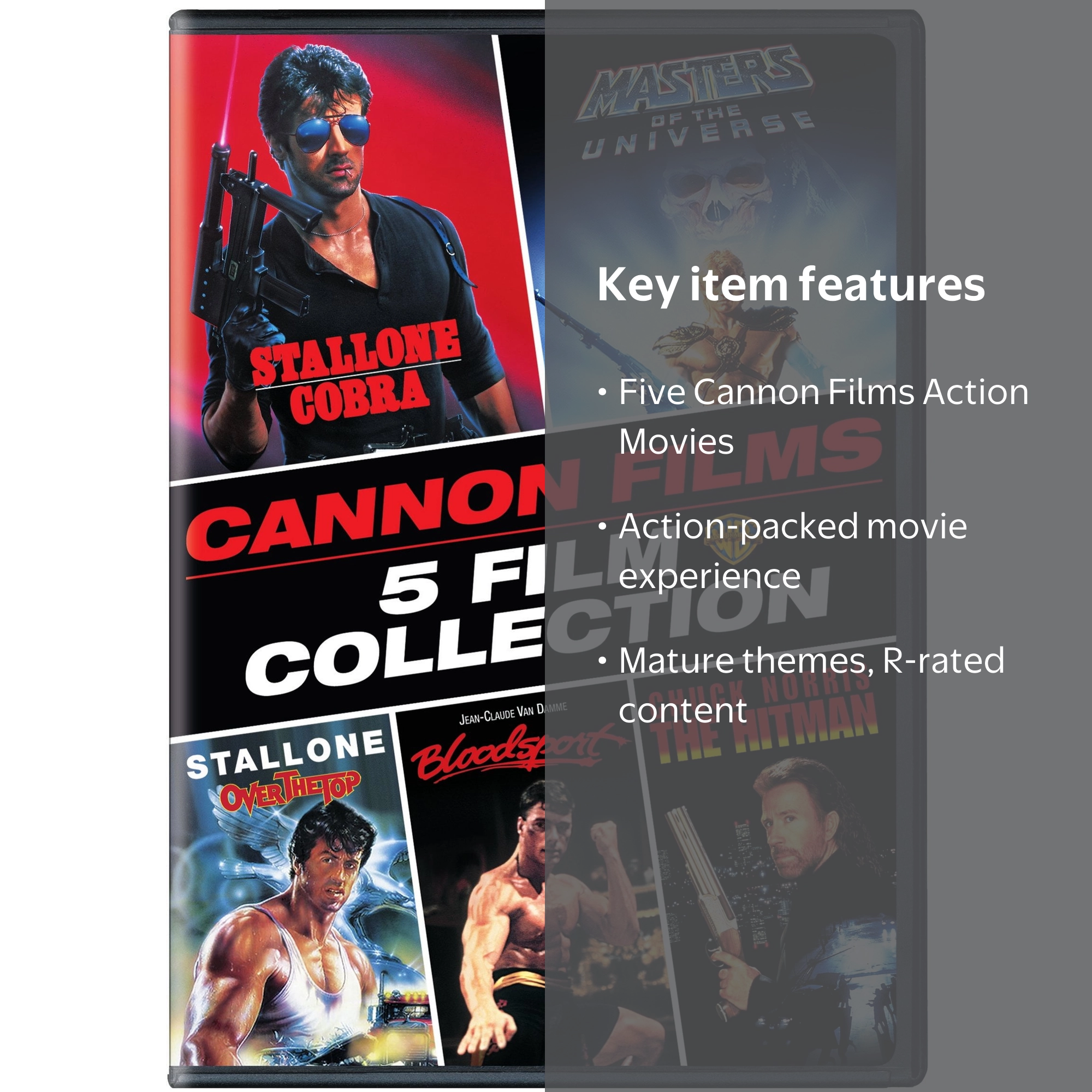5 Film Cannon Collection (DVD,Std,Ws,Excl) - Walmart.com