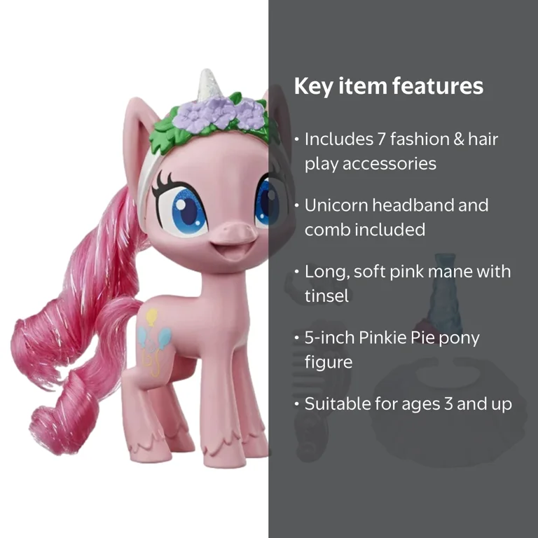 My Little Pony, Pinkie Pie Potion, 5-Inch Pony, Dress-Up