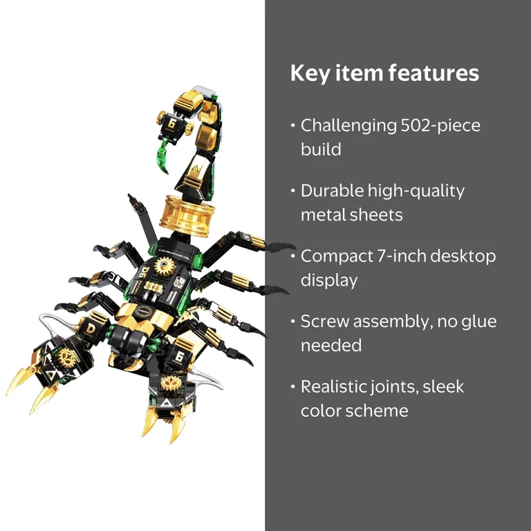 GZBrick Mechanical Scorpion Building Sets Compatible with Lego