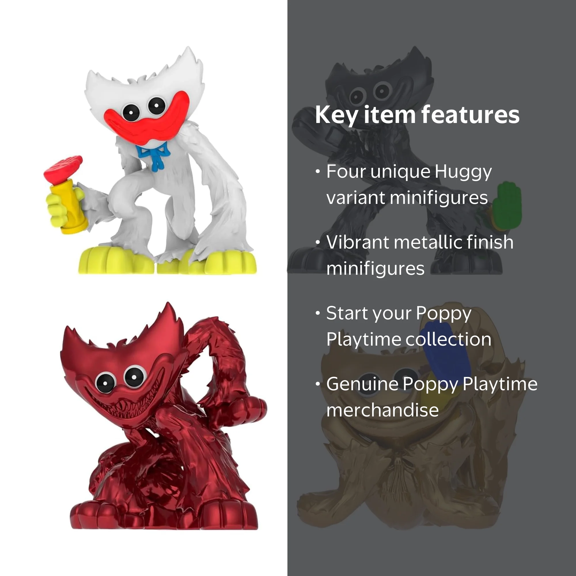 Poppy Playtime Series 2 Collectible Minifigure 4-Pack - Walmart.com