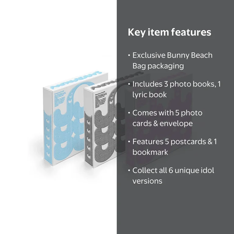 NewJeans 2nd EP Get Up Bunny Beach Bag Ver., 2023 EP, K-Pop
