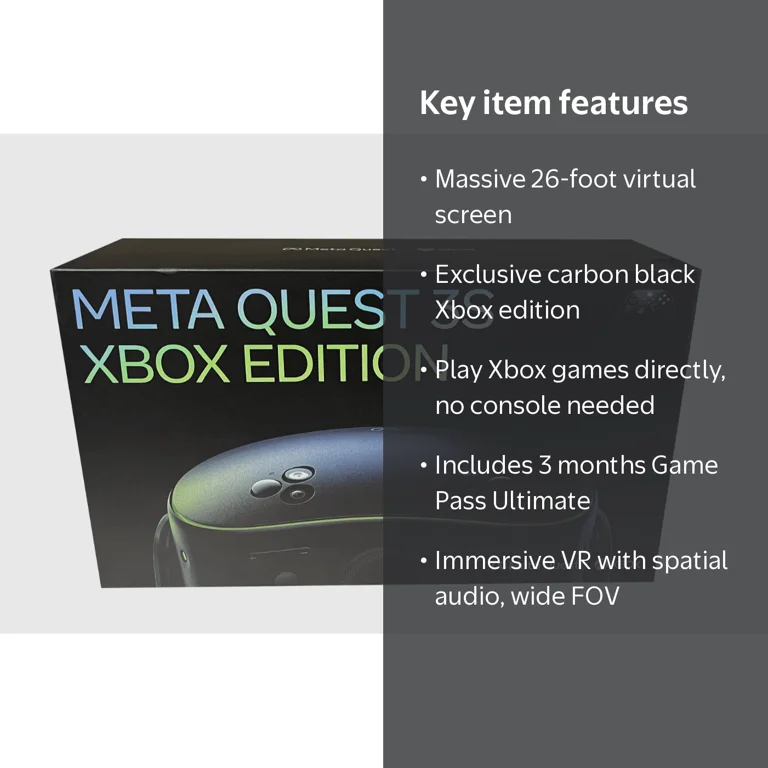 NEW Meta - Quest 3S Xbox Edition 128GB - Limited-Edition Hardware