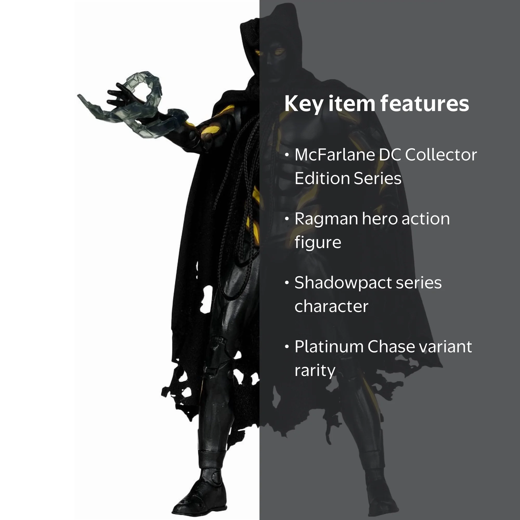 【レナード・リーチマン】 McFarlane DC Collector Edition Ragman Action Figure (Shadowpact