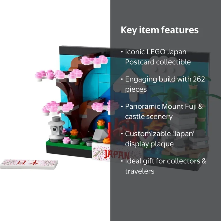 LEGO, Creator Japan Postcard, 262 Pieces, Multicolor - Walmart.com