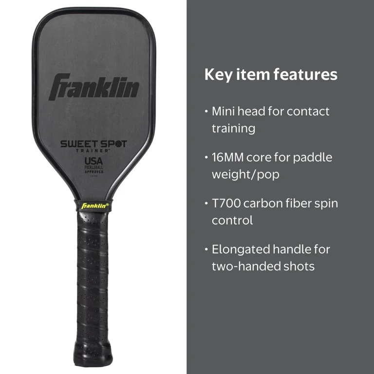 Franklin Sports Pickleball Training Paddle - Sweet Spot Mini
