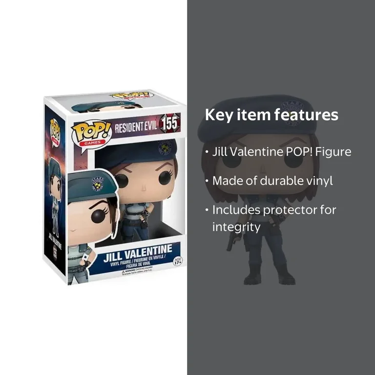 Funko Collectible Resident Evil POP! Games Jill Valentine Vinyl
