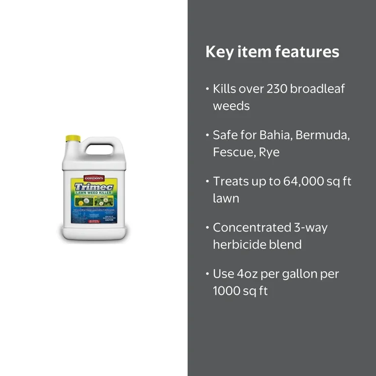 Gordon's, Lawn Weed Killer, 1 Gal, Concentrated Herbicide