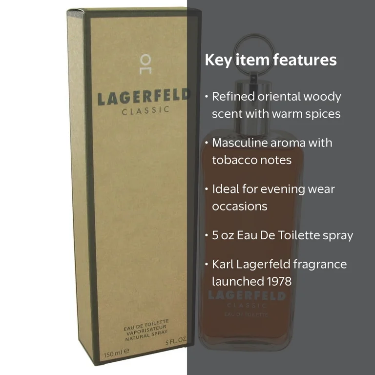 KARL LAGERFELD PARIS, Eau De Toilette Spray, for Men, 5 oz