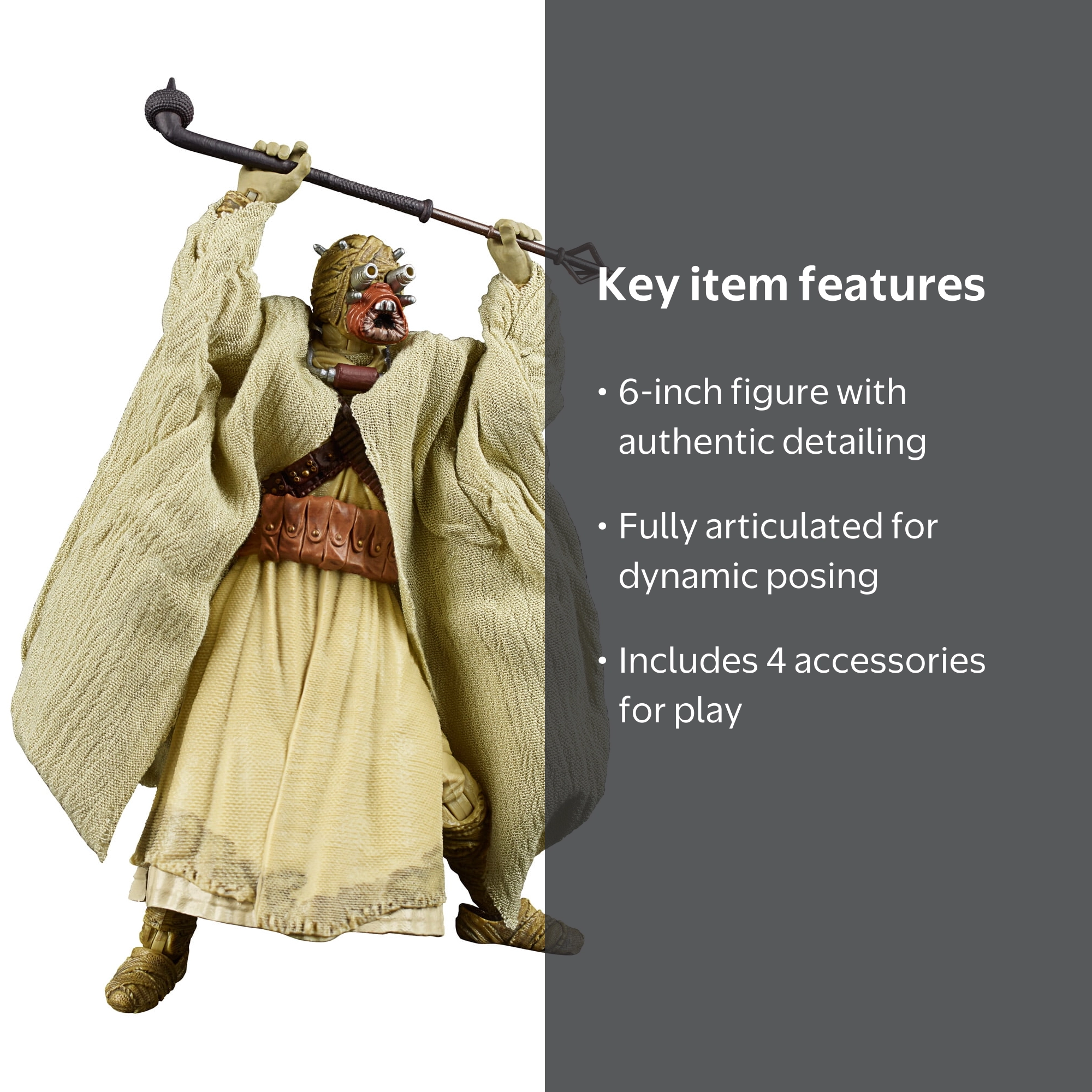 Star Wars, Tusken Raider Action Figure, 6 inch, Archive Collection