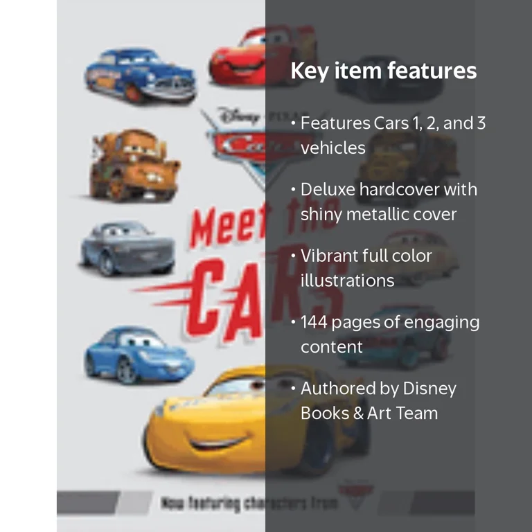 洋書　カーズ　キャラ紹介　Disney Pixar Meet the Cars Meet the Cars (3rd Edition)(Hardcover) - Walmart.com