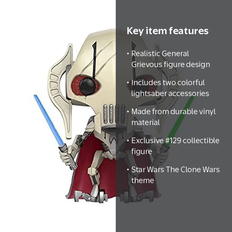 Funko POP! Star Wars: The Clone Wars - General Grievous Jedi