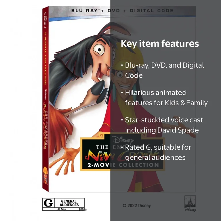 Disney's Emperor's New Groove 2-Movie Collection: Animated Blu-ray