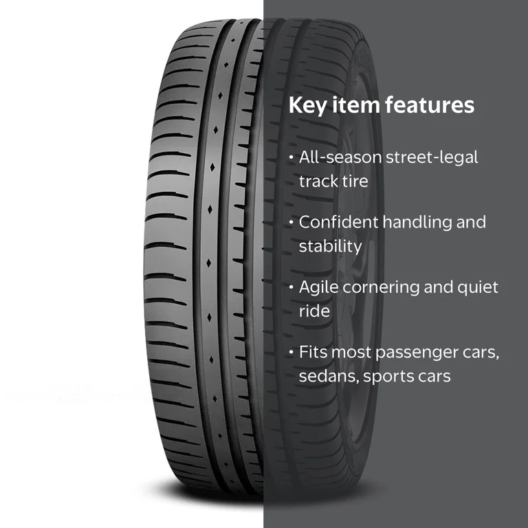 Accelera, Passenger Tire, 185/55R16 83V, All Season - Walmart.com