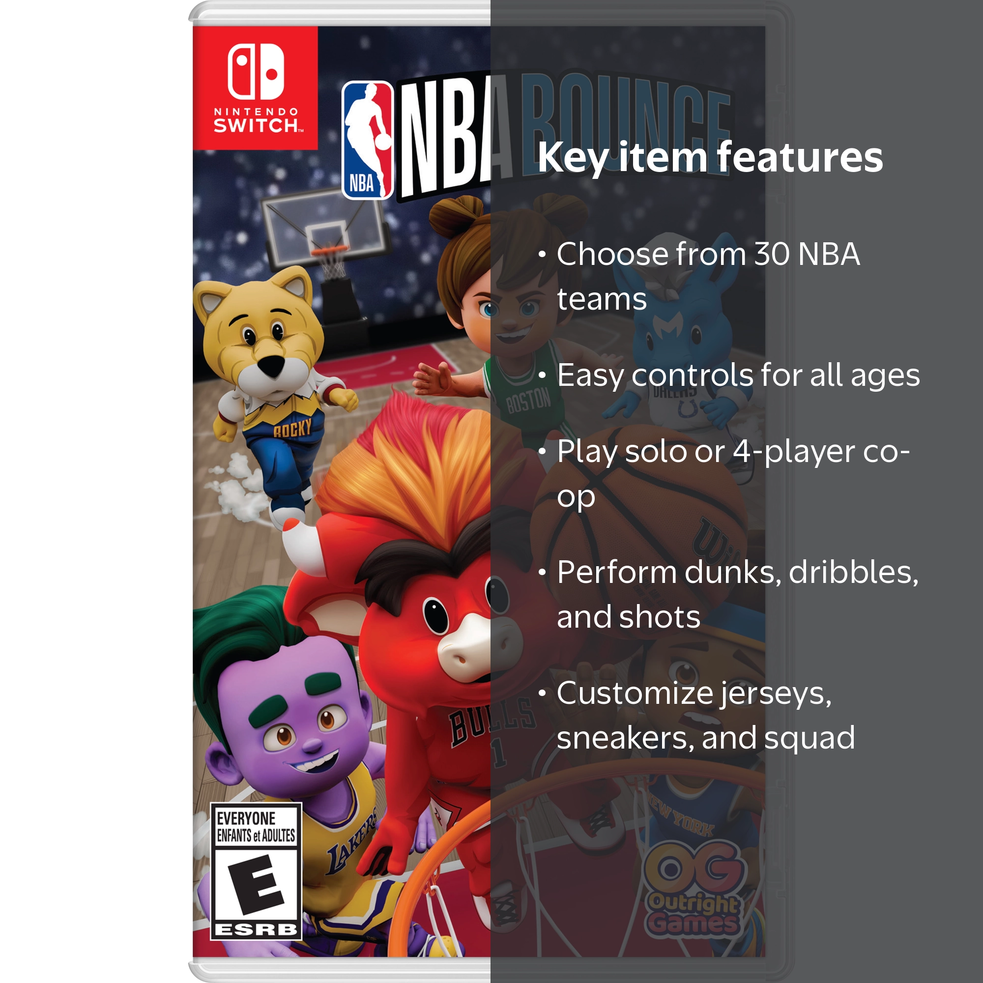 Nintendo Switch NBA LIVE2004 NBA Bounce, Nintendo Switch - Walmart.com