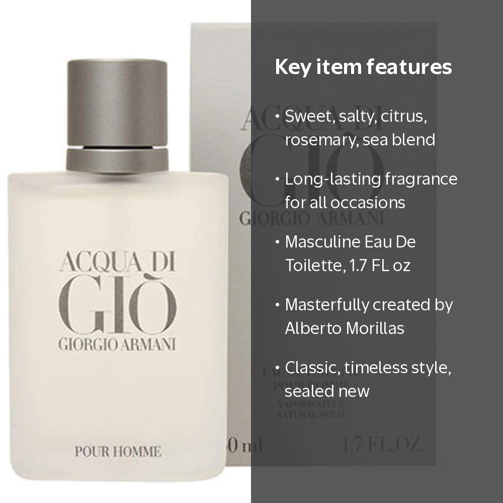 Giorgio Armani Acqua Di Gio Men, 1.7 Fl Oz EDT Spray