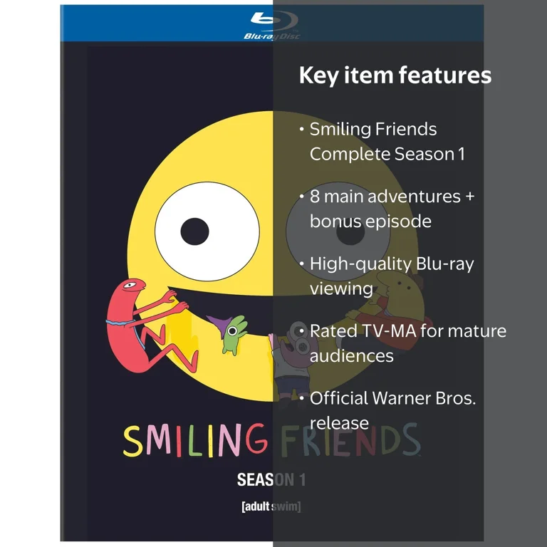 Smiling Friends: The Complete First Season (Blu-ray) - Walmart.com