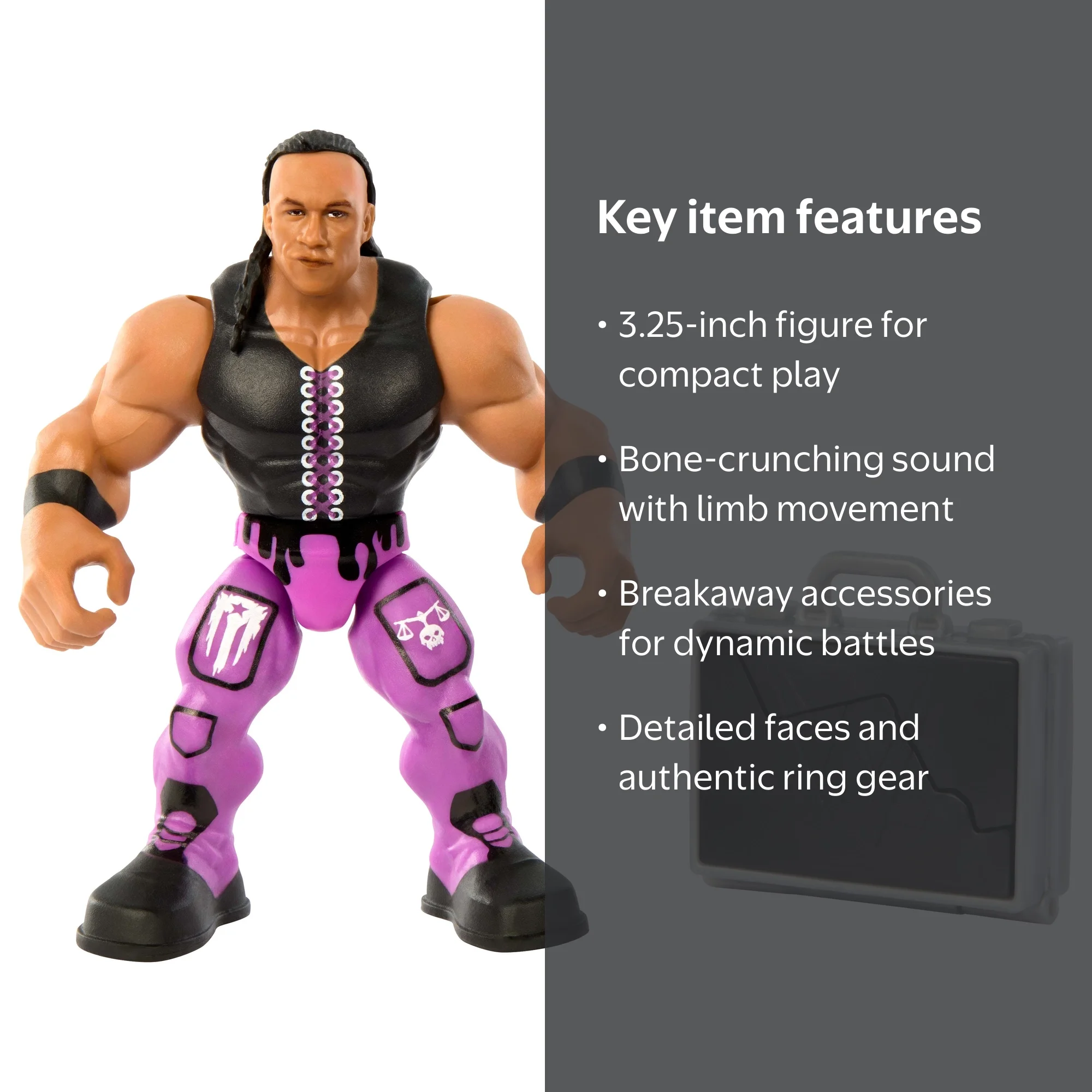 WWE, Action Figure, Damian Priest, 3.25-inch Bone-Crunching