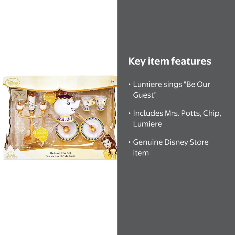 Disney Belle's Magical Tea Pot Set - Beauty and The Beast Singing