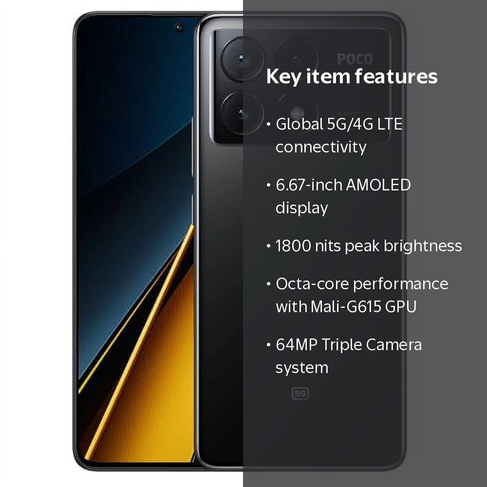 Xiaomi Poco X6 PRO 5G Unlocked 256GB 8GB 6.67