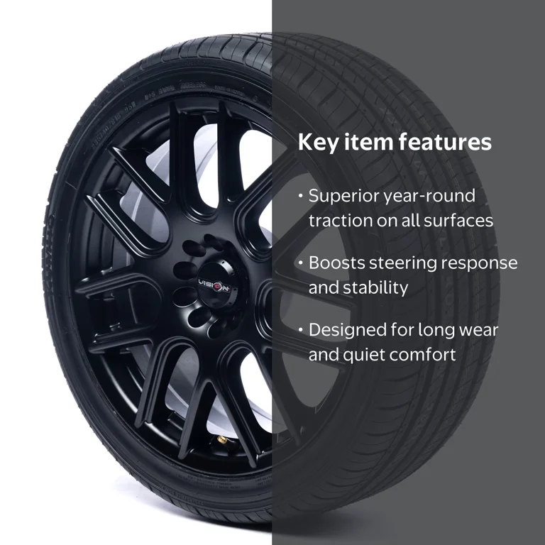 Kumho Tire, All-Season Tire, 205/55R16 91V, Fits 2012-13 Honda