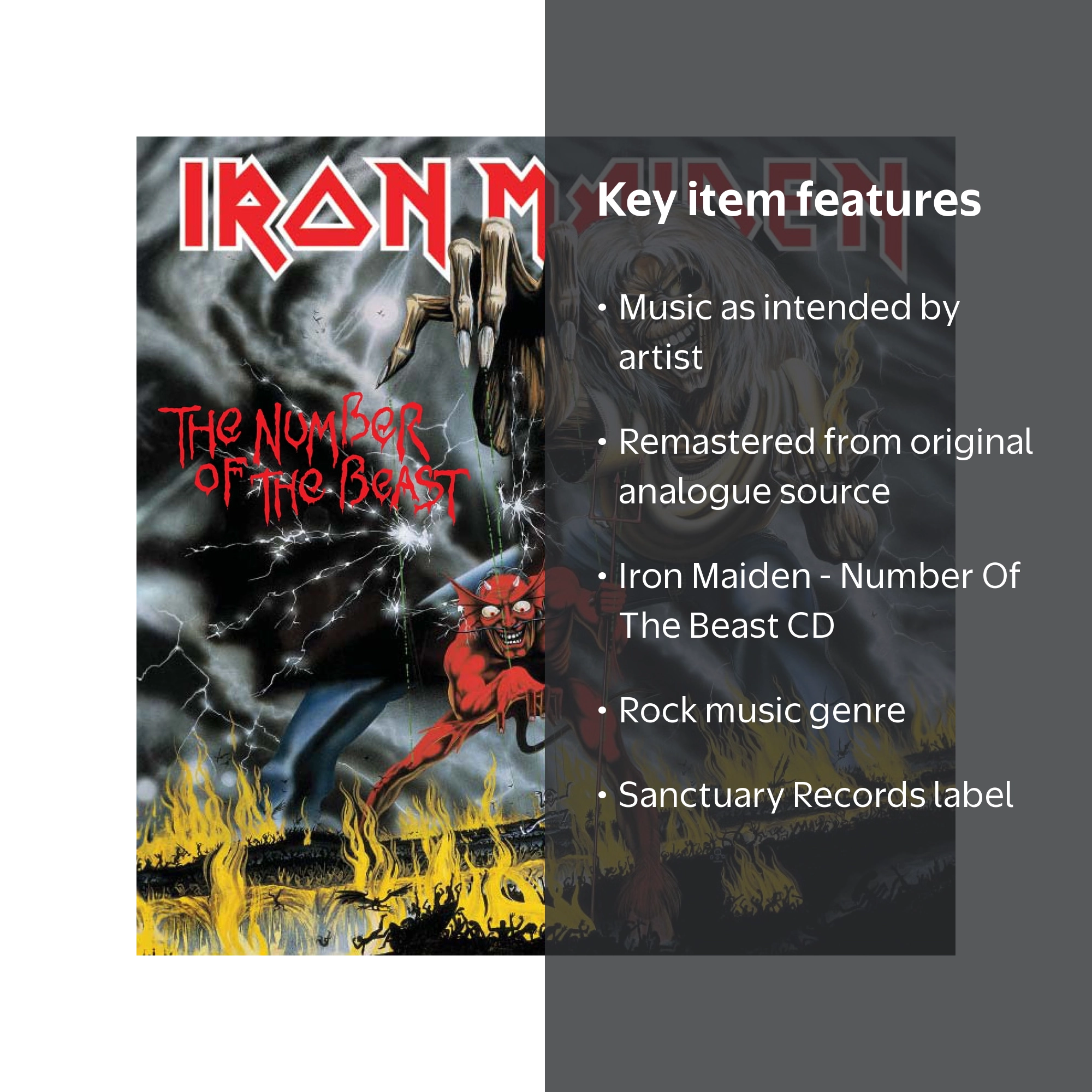 Iron Maiden - Number Of The Beast - Music & Performance - CD