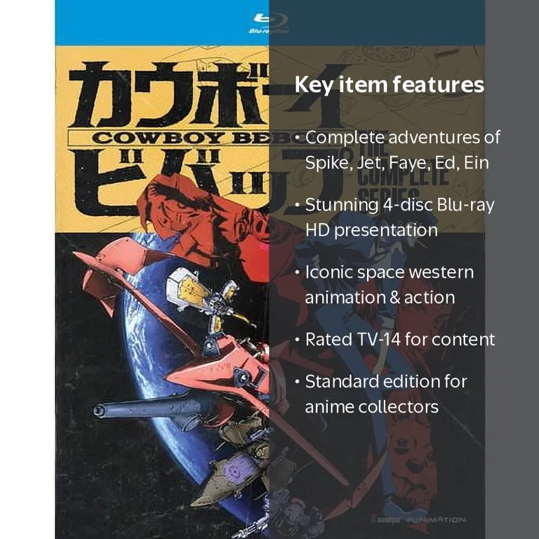 Sony, Cowboy Bebop: The Complete Series, Blu-ray, 4 disc set